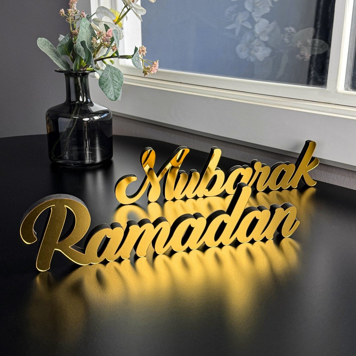 Ramadan and Mubarak Islamic Tabletop Set - Ramadan Decor