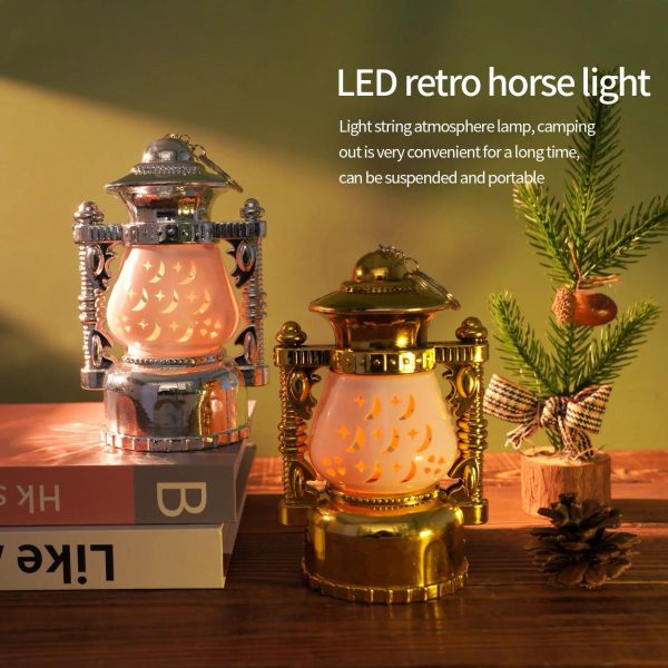 Led Ramadan Cute Lantern Keychains Keyring Keychain Led Light Palace Light Eid Decorations Islamic Gifts Crafts .. 2pcs Set